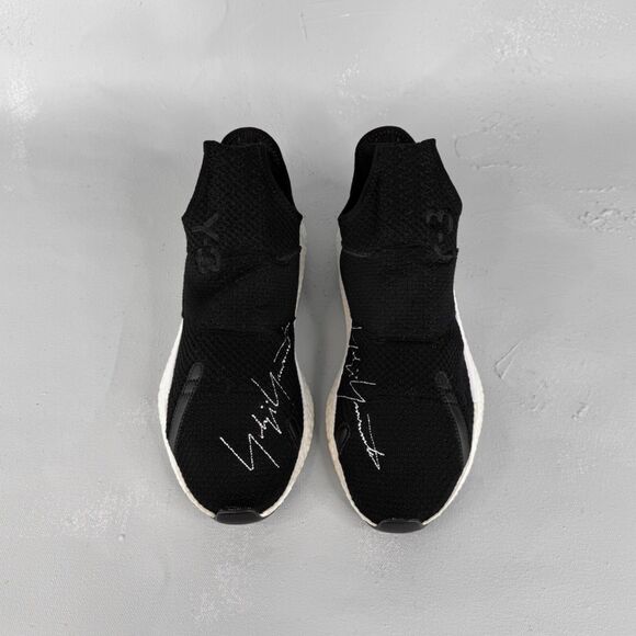 Adidas Y-3 Yohji Yamamoto Reberu Core Black Sneakers F97395 Men's US 12.5 - Picture 3 of 8